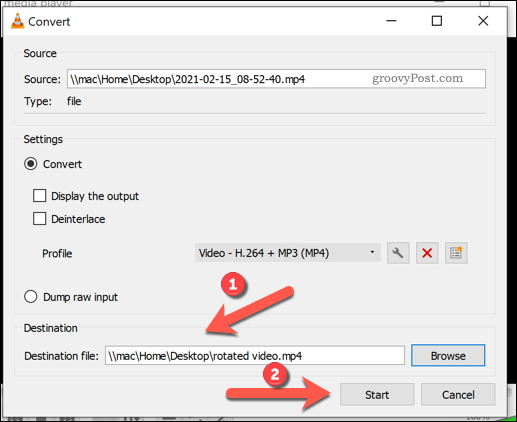 Fájlkonvertálás kezdete VLC-ben Windows rendszeren
