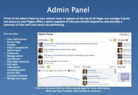 facebook stúdió admin panel