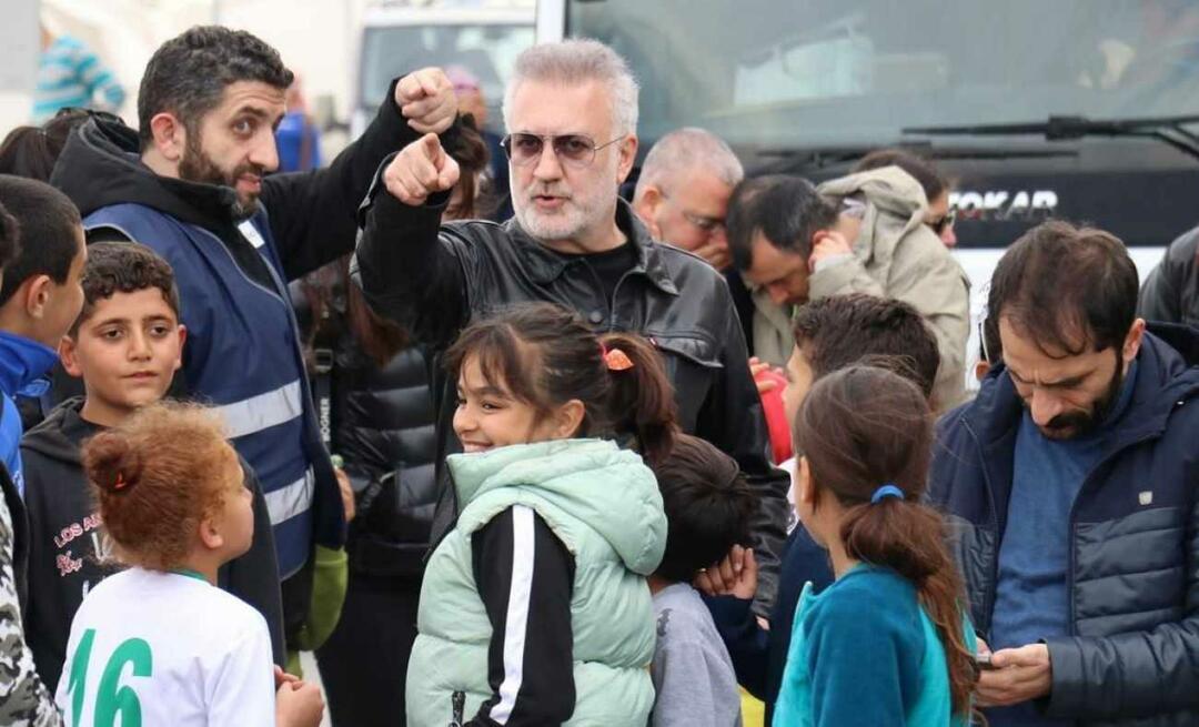 Tamer, aki a földrengés területére ment, találkozott karadaği gyerekekkel! "Azért vagyunk itt, hogy felvidítsunk"