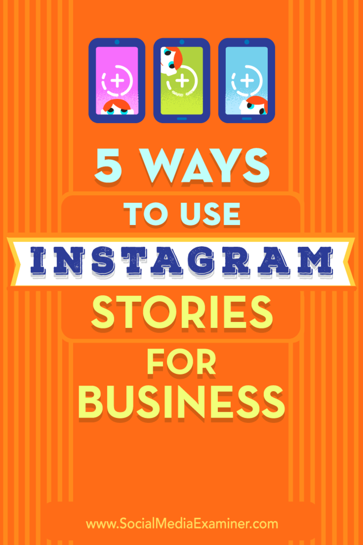 5 módszer az Instagram-vállalkozások használatához Matt Secrist által a Social Media Examiner-en.