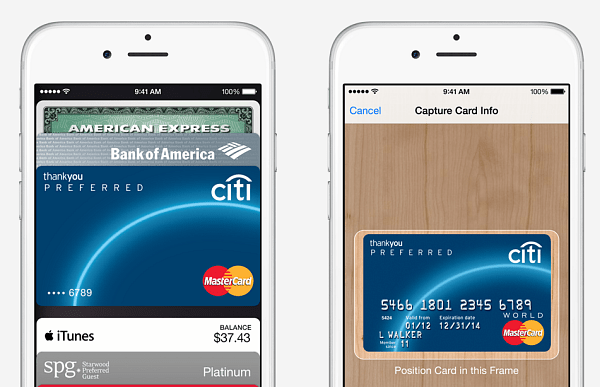 Apple Pay iOS 8.1 rendszeren