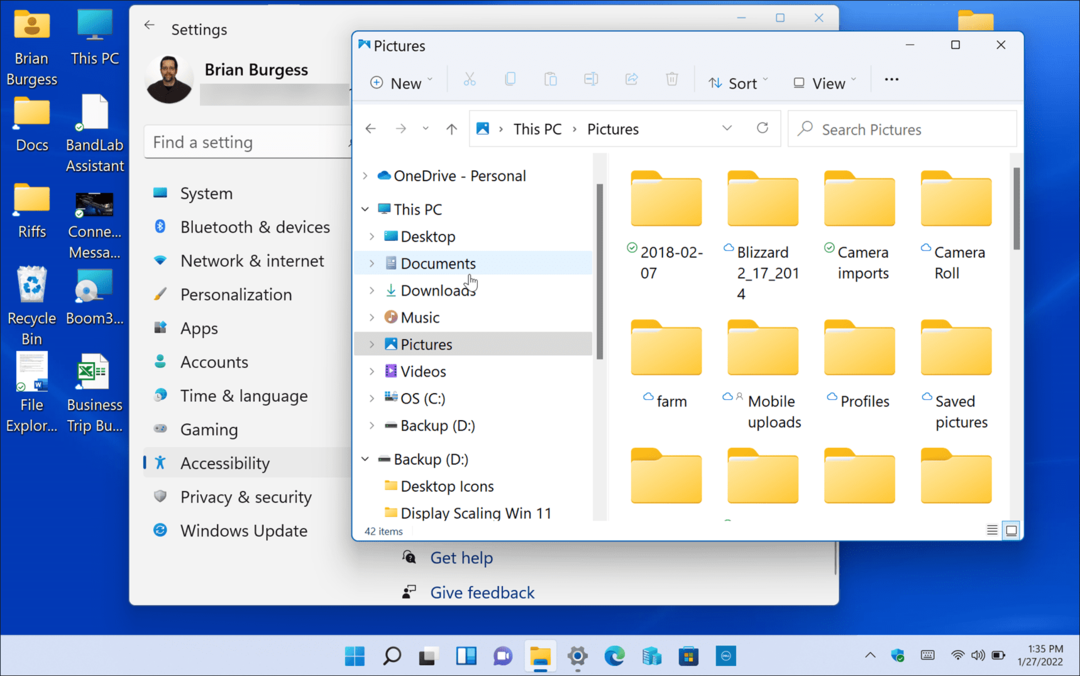 Rendszerszöveg nagyobb Windows 11