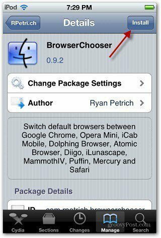 Telepítse a BrowserChooser alkalmazást