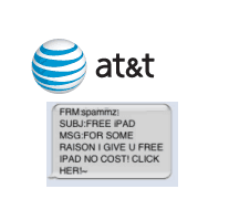 A szöveges spam megakadályozása az AT&T-n