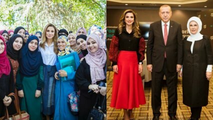 Jordánia királynő, Rania Al Abdullah divat és kombinációk