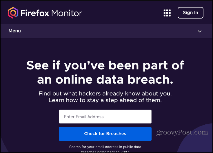 E-mail vagy jelszó feltörve? A Firefox Monitor rajta van