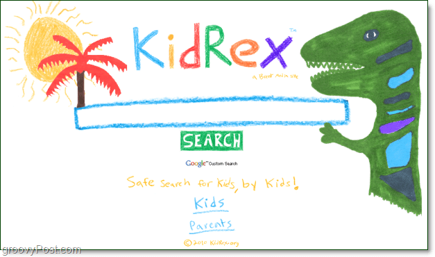 kidrex biztonságos internetes keresés gyerek számára