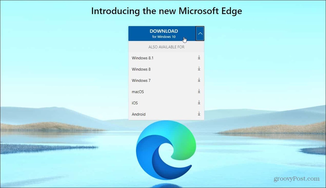 Az új Microsoft Edge böngésző telepítése