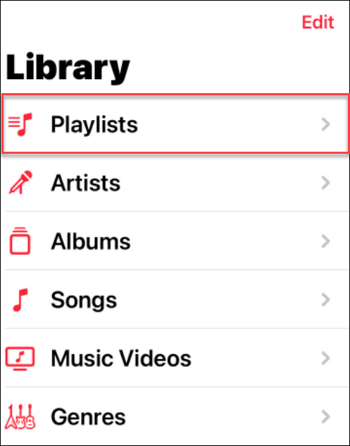  lejátszási lista képének módosítása az Apple Music alkalmazásban