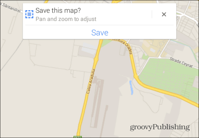 A Google Maps mentőpanele