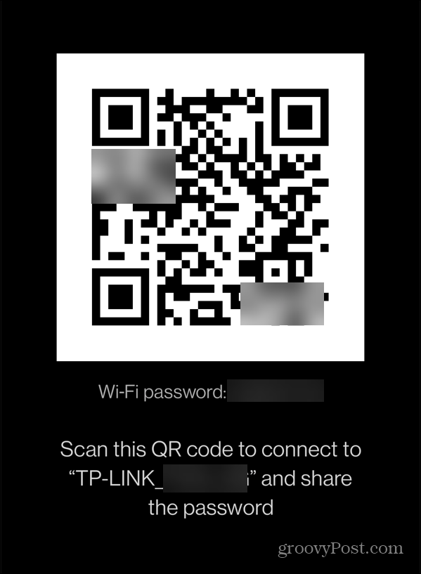 wi-fi jelszó qr kód