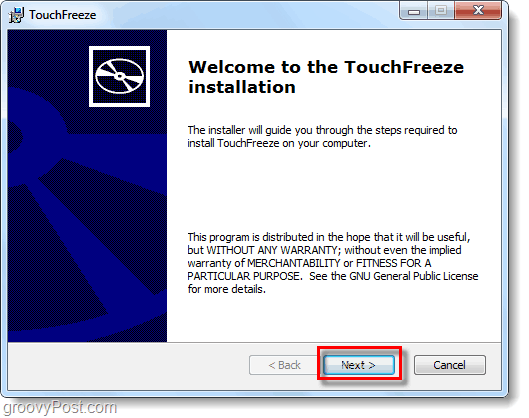 A TouchFreeze automatikusan letiltja a laptop / netbook érintőpadját gépelés közben