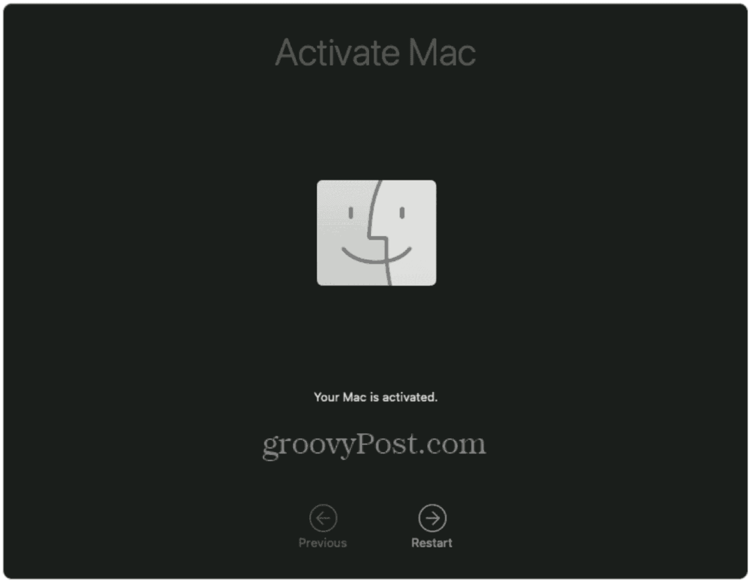 Tiszta telepítés macOS Monterey aktiválja a Macet