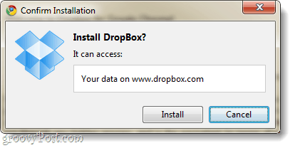 A dropbox kiterjesztésnek hozzáférnie kell a dropbox.com webhelyhez