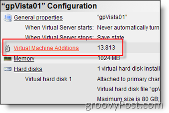 Telepítse az MS Virtual Server 2005 R2 virtuálisgép-kiegészítéseit