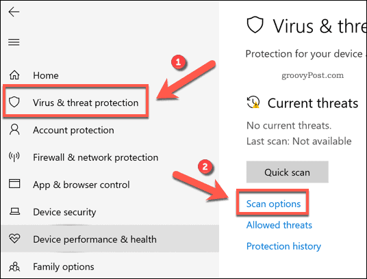 A Windows Security vizsgálat testreszabása