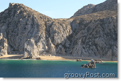 Cabo San Lucas Mexikó sziklák és strandok Lovers Beach