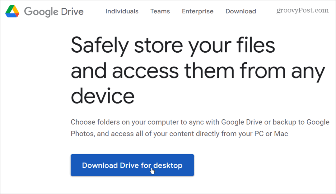 A Google Drive hozzáadása a File Explorerhez