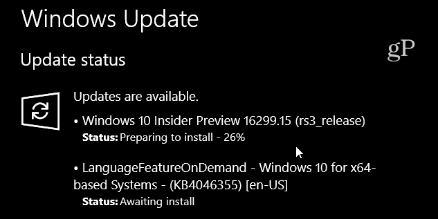 A Microsoft elindítja a Windows 10 bennfentes előzetes verzióját: 16299.15