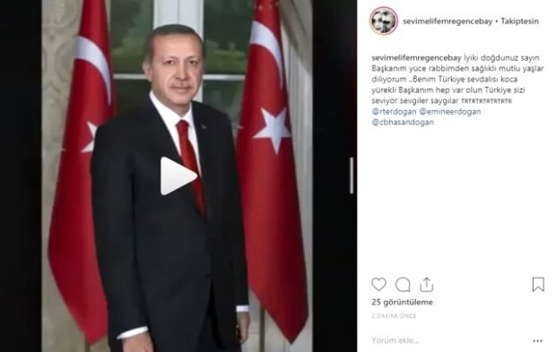 Erdoğan elnök, az egyik híres művész meglepő születésnapjának ünnepe