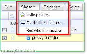 A google docs megosztás és meghívás menü számos megosztási lehetőséget kínál