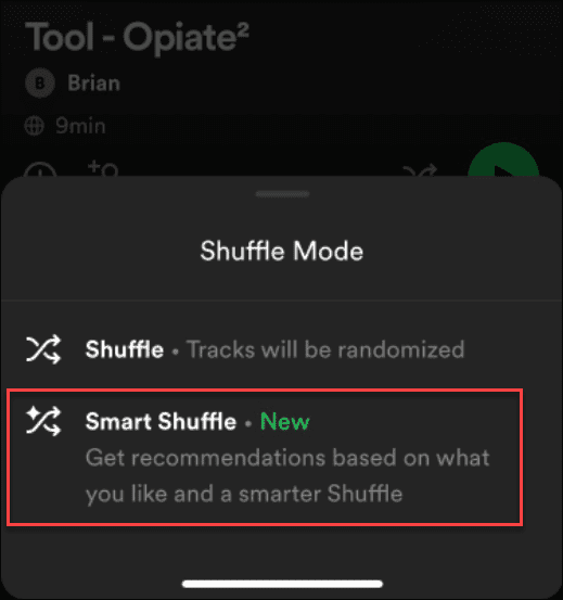 javítás Spotify Shuffle nem keveri