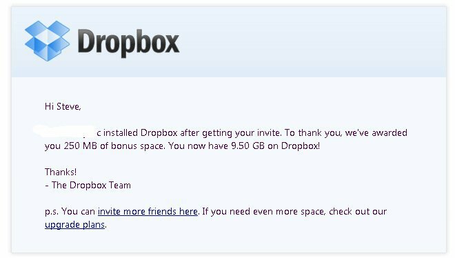 Frissítés: Hogyan juthat el a "10 koncerthez" a Dropbox tárolásához ingyen