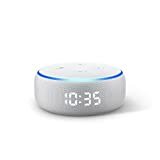 Teljesen új Echo Dot (3. generáció) - Intelligens hangszóró órával és Alexa-val - Homokkő