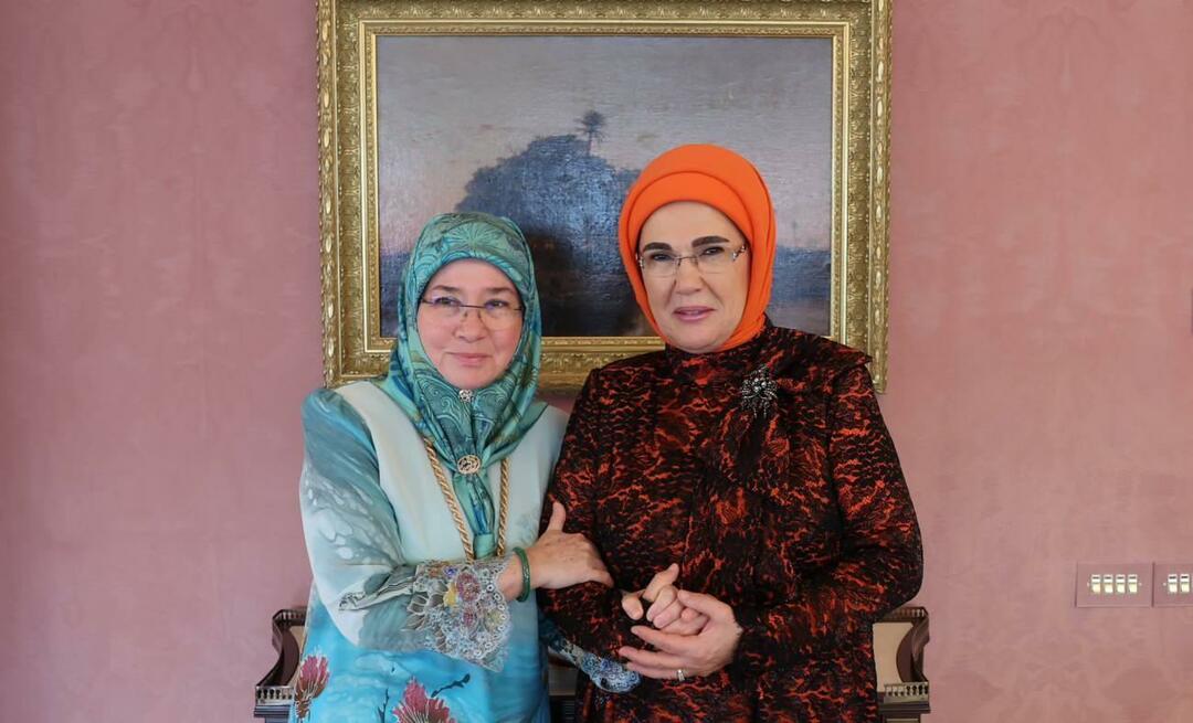 Erdoğan First Lady találkozott Malajzia királynőjével!