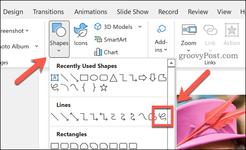 Alakzat rajzolása PowerPointban