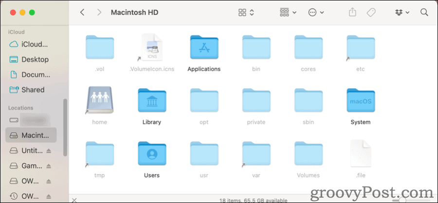 Rejtett fájlok megjelenítése Mac rendszeren a Finderben