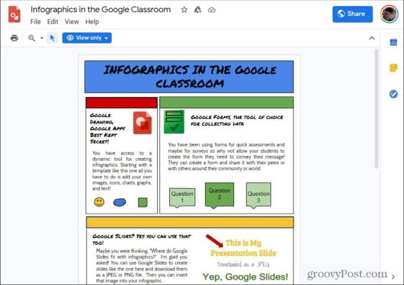 google rajzok infographics