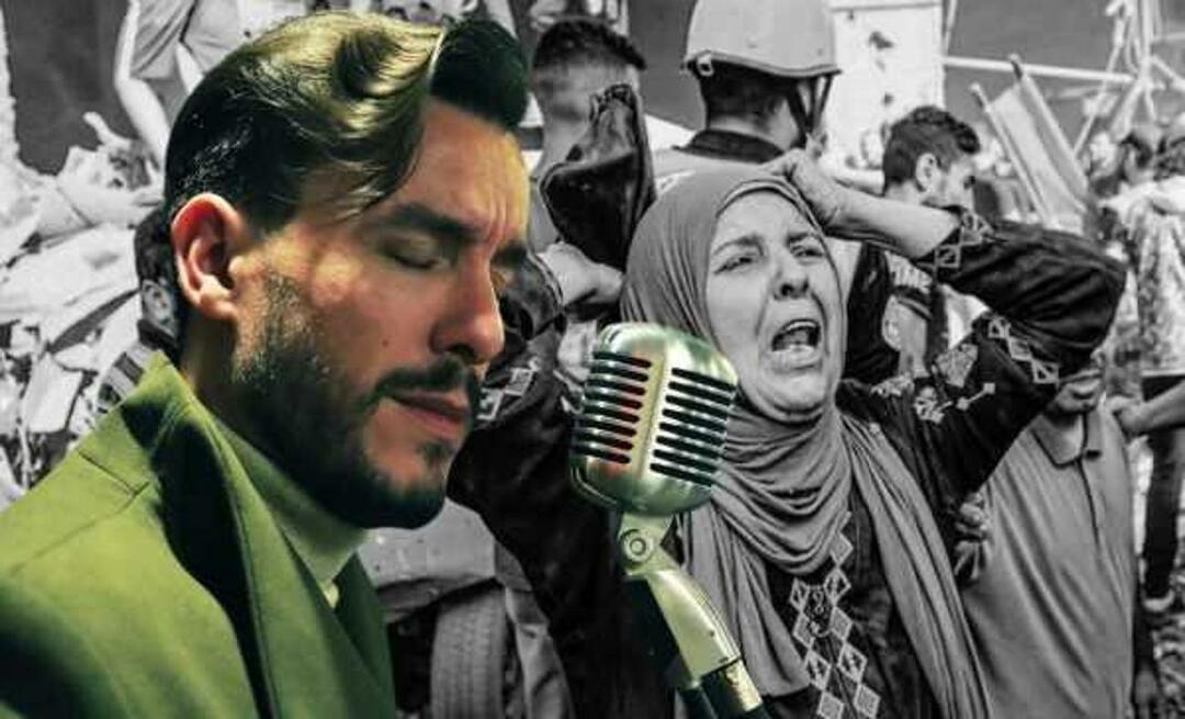 Nagy tapsot kapott Cem Adrian akciója, aki a palesztin népnek szóló balladáját énekelte!