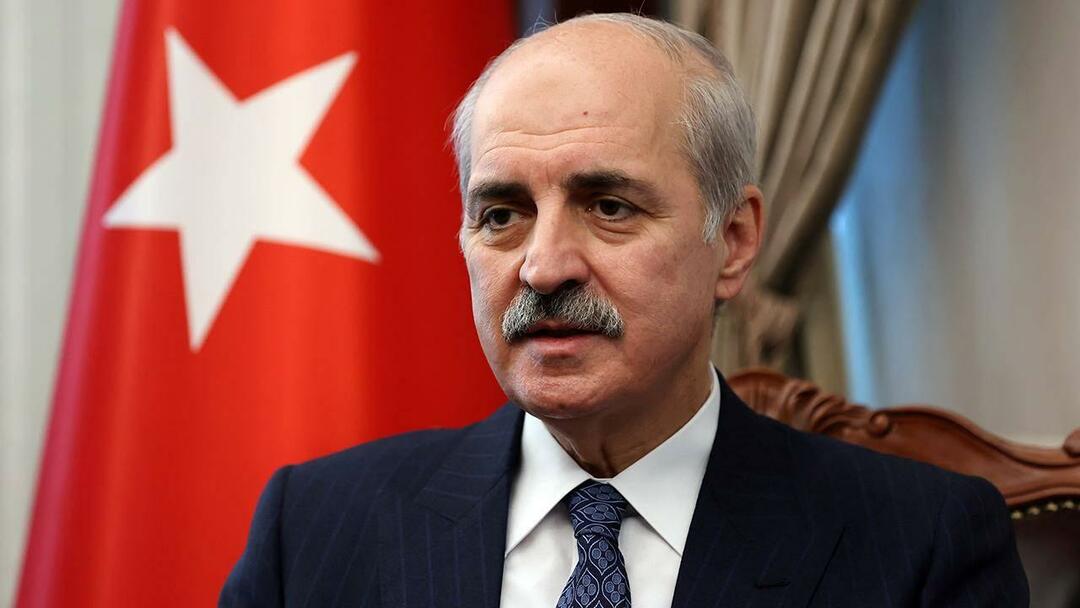  Numan Kurtulmuş, a Türkiye Nagy Nemzetgyűlésének elnöke