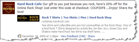 Hard Rock Cafe a Facebookon