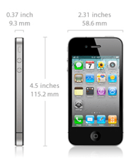 iPhone 4 méret - részletek