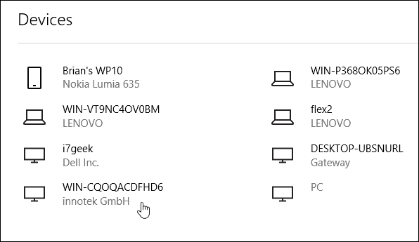 Microsoft-fiókeszközök