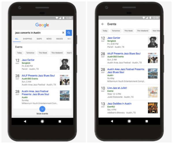A Google frissítette alkalmazás- és mobilinternet-élményét, hogy az internetes keresők könnyebben megtalálják a közelben zajló dolgokat, akár most, akár a jövőben.