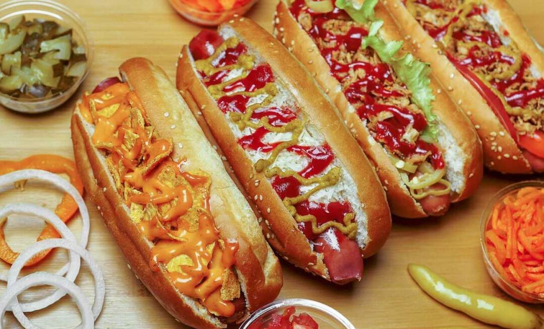 Mit teszünk egy hot dogba? Hogyan készítsünk igazi hot dogot?