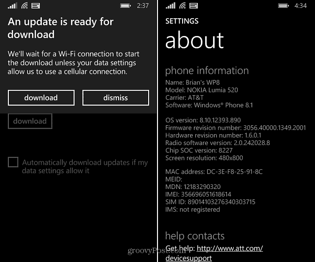 A Windows Phone 8.1 előnézete újabb frissítést kap