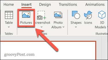 Képek beszúrása a PowerPoint alkalmazásba