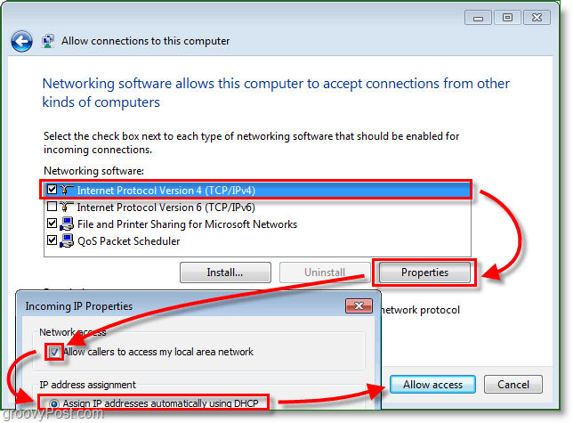 VPN - PPTP-gazdagép beállítása az otthoni Windows 7 PC-n [Útmutató]