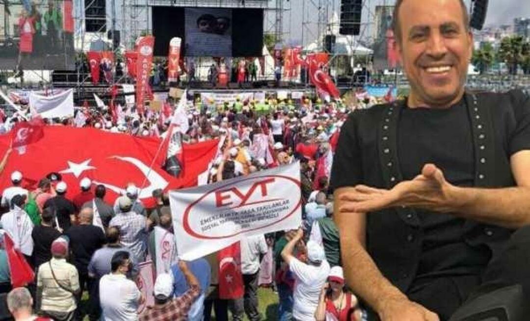 Haluk Levent az EYT-tagokhoz fordult Erdoğan nyilatkozata után! – Az első fizetéseddel...