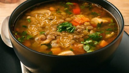  Lencse tészta leves recept