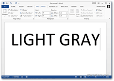 Office 2013 színváltási téma - világosszürke téma
