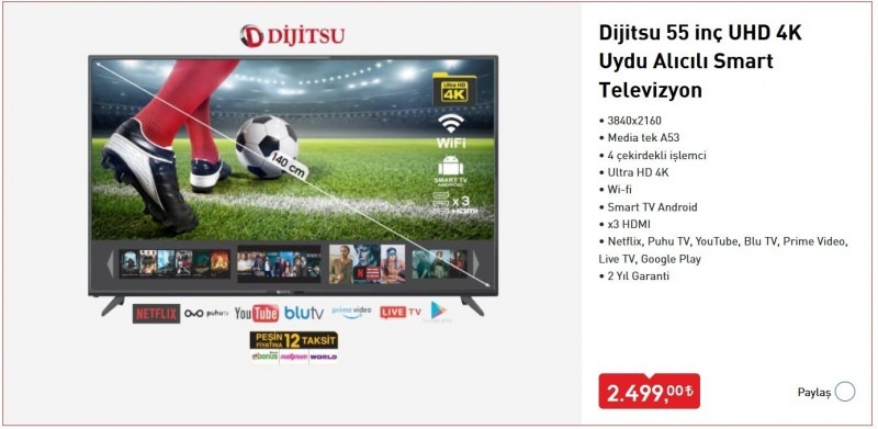Hogyan lehet megvásárolni a Bijmben eladott Dijitsu Smart TV-t? A Dijitsu Smart TV funkciói