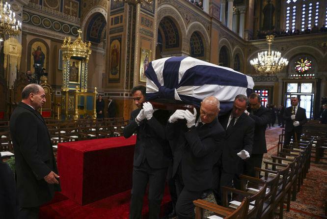 volt görög király 2. Konstantin temetése