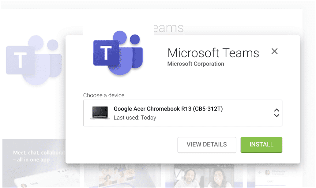  Microsoft Teams használata chromebookon