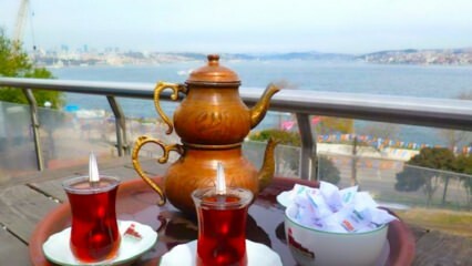 Családi teakertek Isztambul európai oldalán