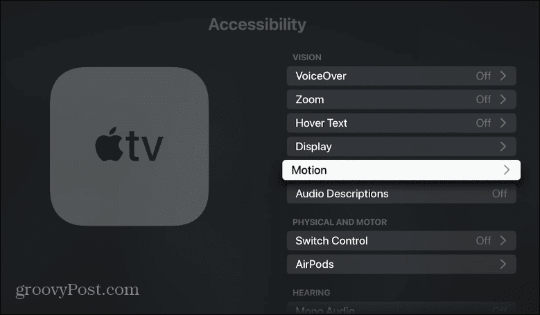 Tiltsa le az automatikus videó- ​​és hanglejátszást az Apple TV-n